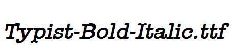 Typist-Bold-Italic.ttf