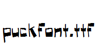 Puckfont.ttf