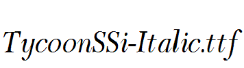 TycoonSSi-Italic.ttf