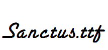 Sanctus.ttf