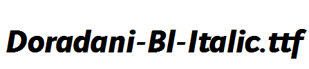 Doradani-Bl-Italic.ttf