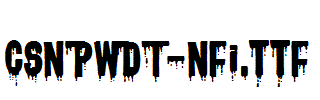 CSNPWDT-NFI.ttf