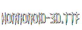 Horroroid-3D.ttf