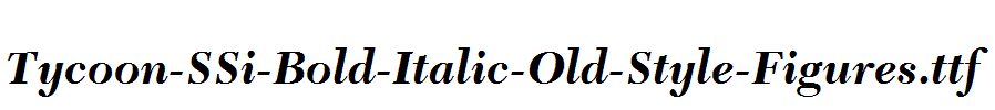 Tycoon-SSi-Bold-Italic-Old-Style-Figures.ttf