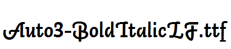 Auto3-BoldItalicLF.ttf