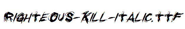 Righteous-Kill-Italic.ttf