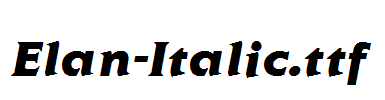 Elan-Italic.ttf