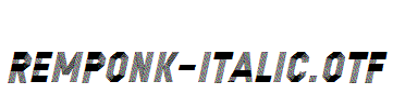 REMPONK-Italic.otf