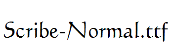 Scribe-Normal.ttf