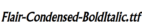 Flair-Condensed-BoldItalic.ttf