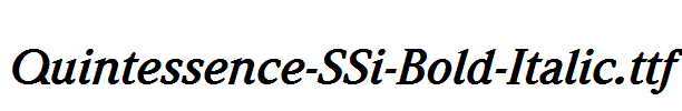 Quintessence-SSi-Bold-Italic.ttf