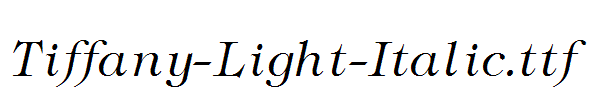 Tiffany-Light-Italic.ttf