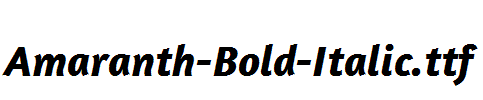 Amaranth-Bold-Italic.ttf