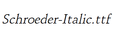 Schroeder-Italic.ttf