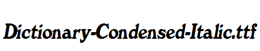 Dictionary-Condensed-Italic.ttf