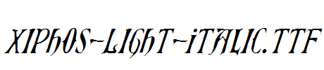 Xiphos-Light-Italic.ttf