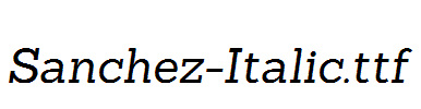 Sanchez-Italic.ttf