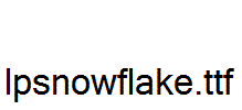 lpsnowflake.ttf