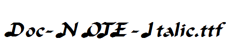 Doc-NOTE-Italic.ttf