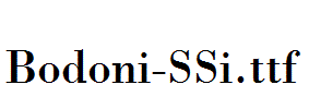 Bodoni-SSi.ttf