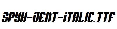 Spyh-Vent-Italic.ttf