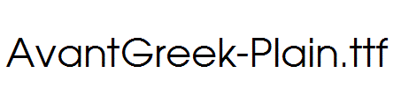 AvantGreek-Plain.ttf