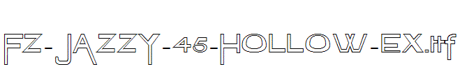 FZ-JAZZY-45-HOLLOW-EX.ttf