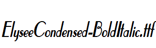 ElyseeCondensed-BoldItalic.ttf