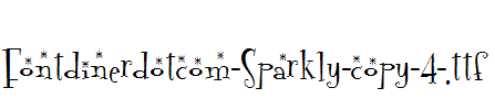 Fontdinerdotcom-Sparkly-copy-4-.ttf