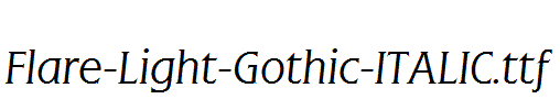 Flare-Light-Gothic-ITALIC.ttf