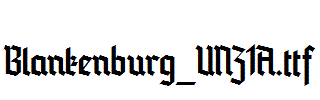 Blankenburg_UNZ1A.ttf