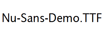 Nu-Sans-Demo.ttf