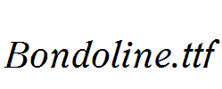 Bondoline.ttf