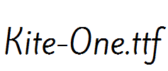 Kite-One.ttf