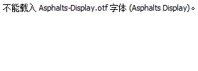 Asphalts-Display.otf