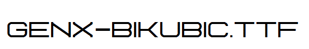 Genx-BiKubic.ttf