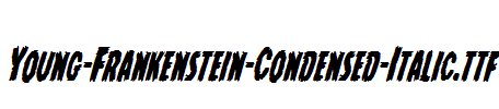 Young-Frankenstein-Condensed-Italic.ttf