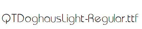 QTDoghausLight-Regular.ttf