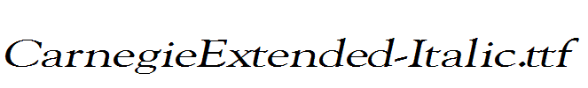 CarnegieExtended-Italic.ttf