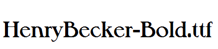 HenryBecker-Bold.ttf