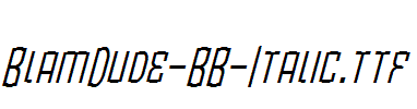 BlamDude-BB-Italic.ttf