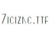 Zicizac.ttf