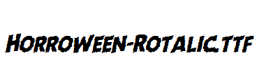 Horroween-Rotalic.ttf