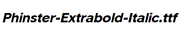 Phinster-Extrabold-Italic.ttf