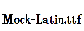 Mock-Latin.ttf