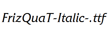 FrizQuaT-Italic-.ttf