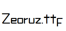 Zeoruz.ttf