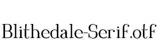 Blithedale-Serif.otf