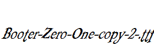 Booter-Zero-One-copy-2-.ttf