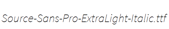 Source-Sans-Pro-ExtraLight-Italic.ttf